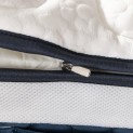 Materasso QUADPLUS Molle Memory con cover sfoderabile, altezza 24 cm